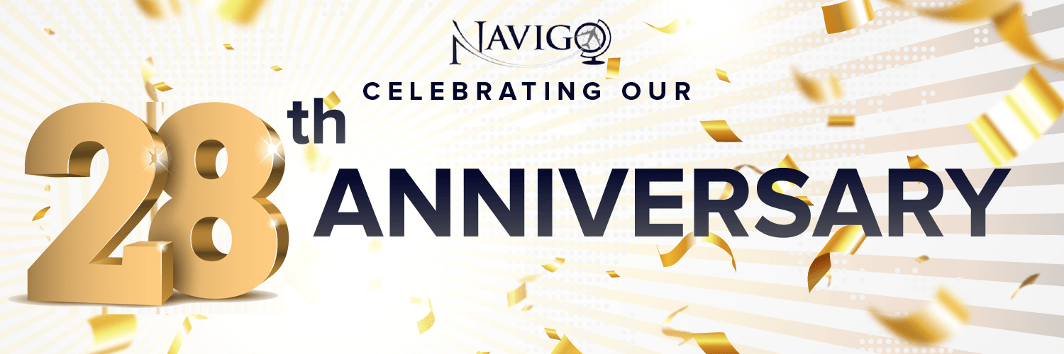 Navigo 28th Anniversary Banner